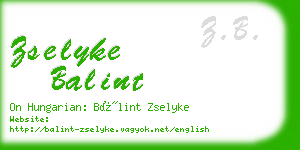 zselyke balint business card